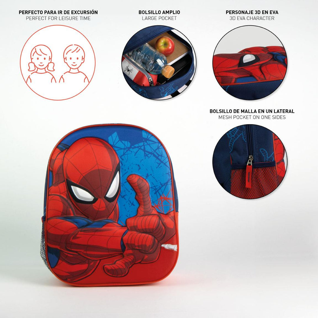 Spiderman 3D bakpoki — mynd 4