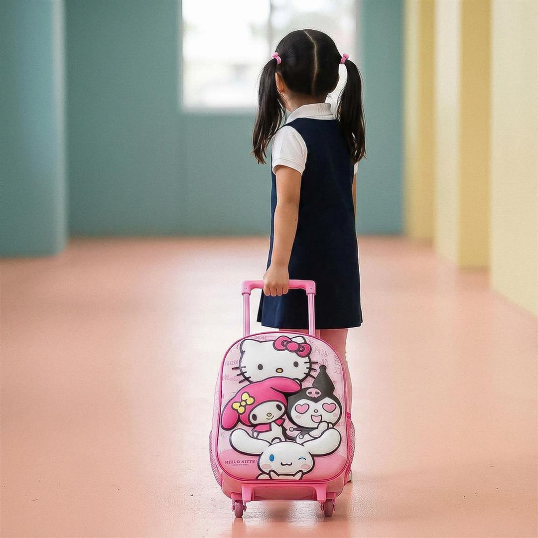 Hello Kitty bakpoki með hjólum — mynd 6