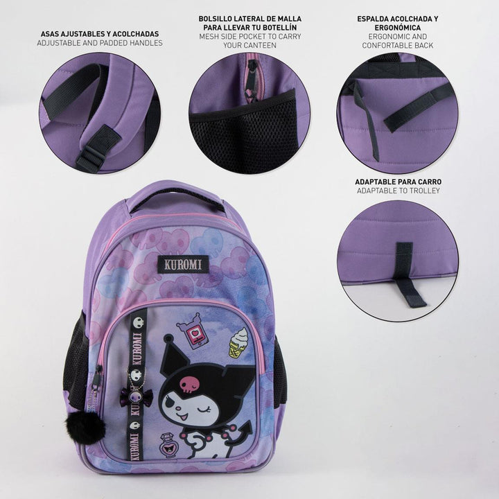 Hello Kitty og Kuromi skólabakpoki — mynd 4