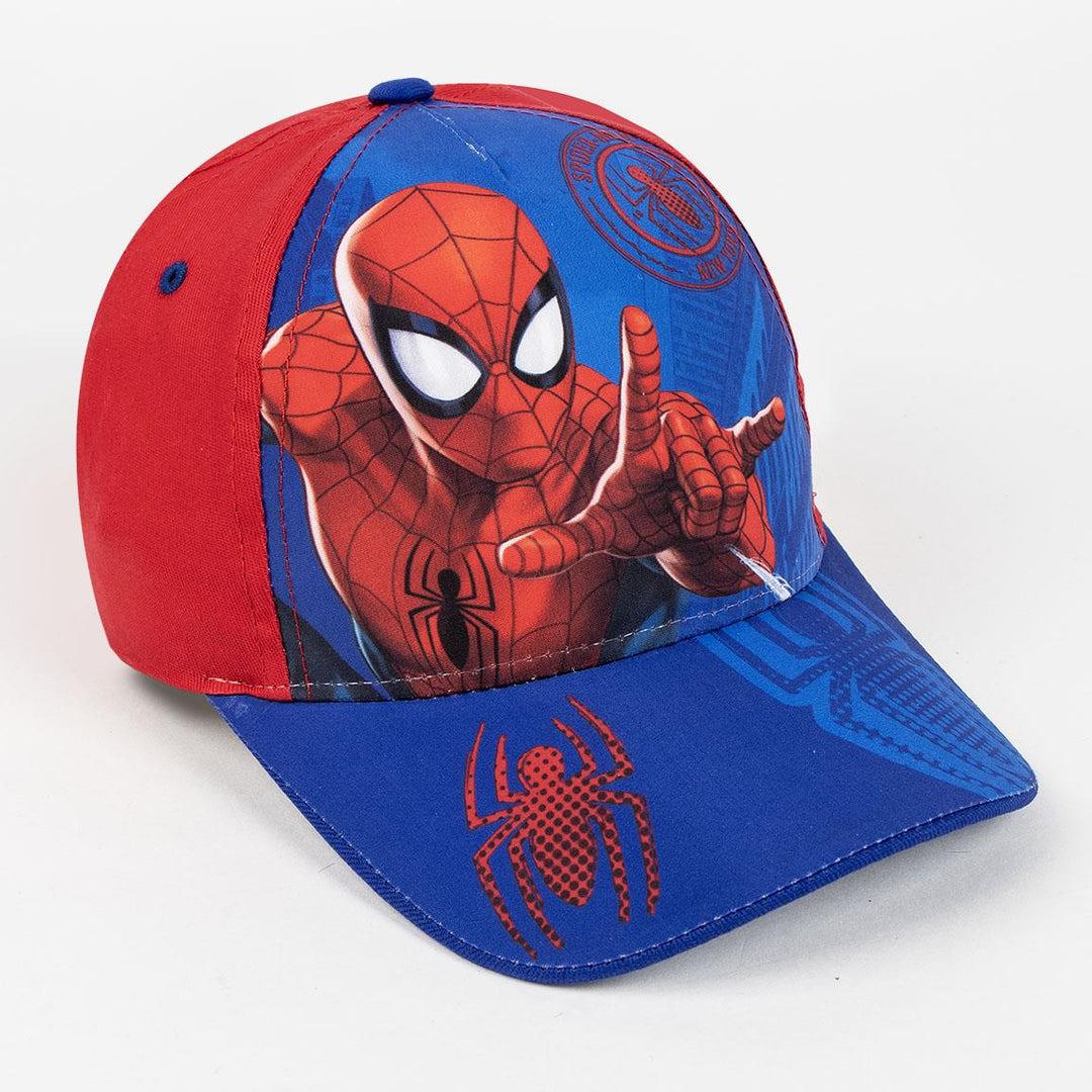 Derhúfa - Spiderman Rauð og blá
