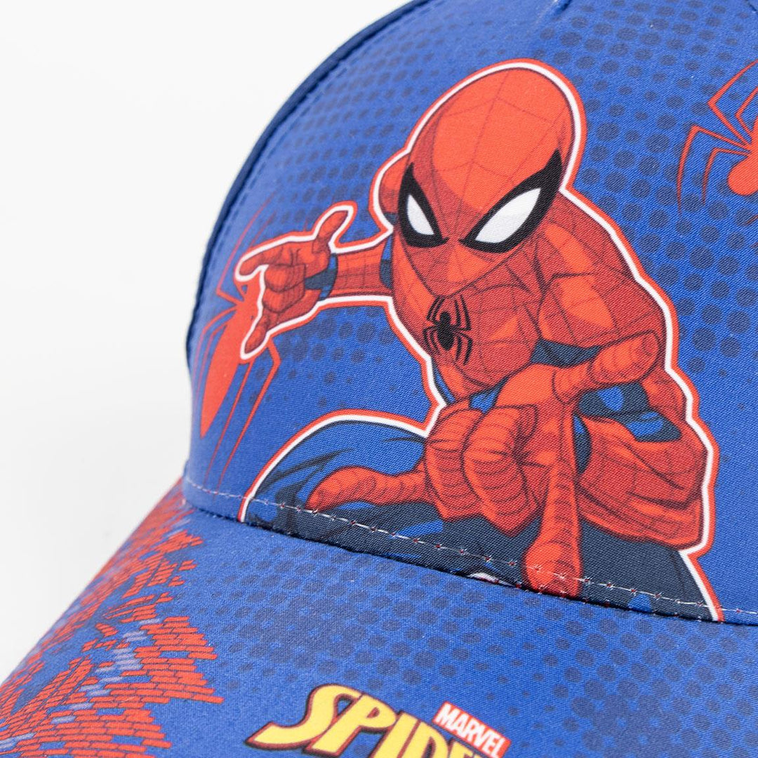 Derhúfa - Spiderman Rauð og blá