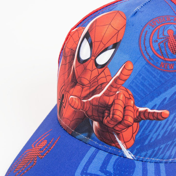 Derhúfa - Spiderman Rauð og blá