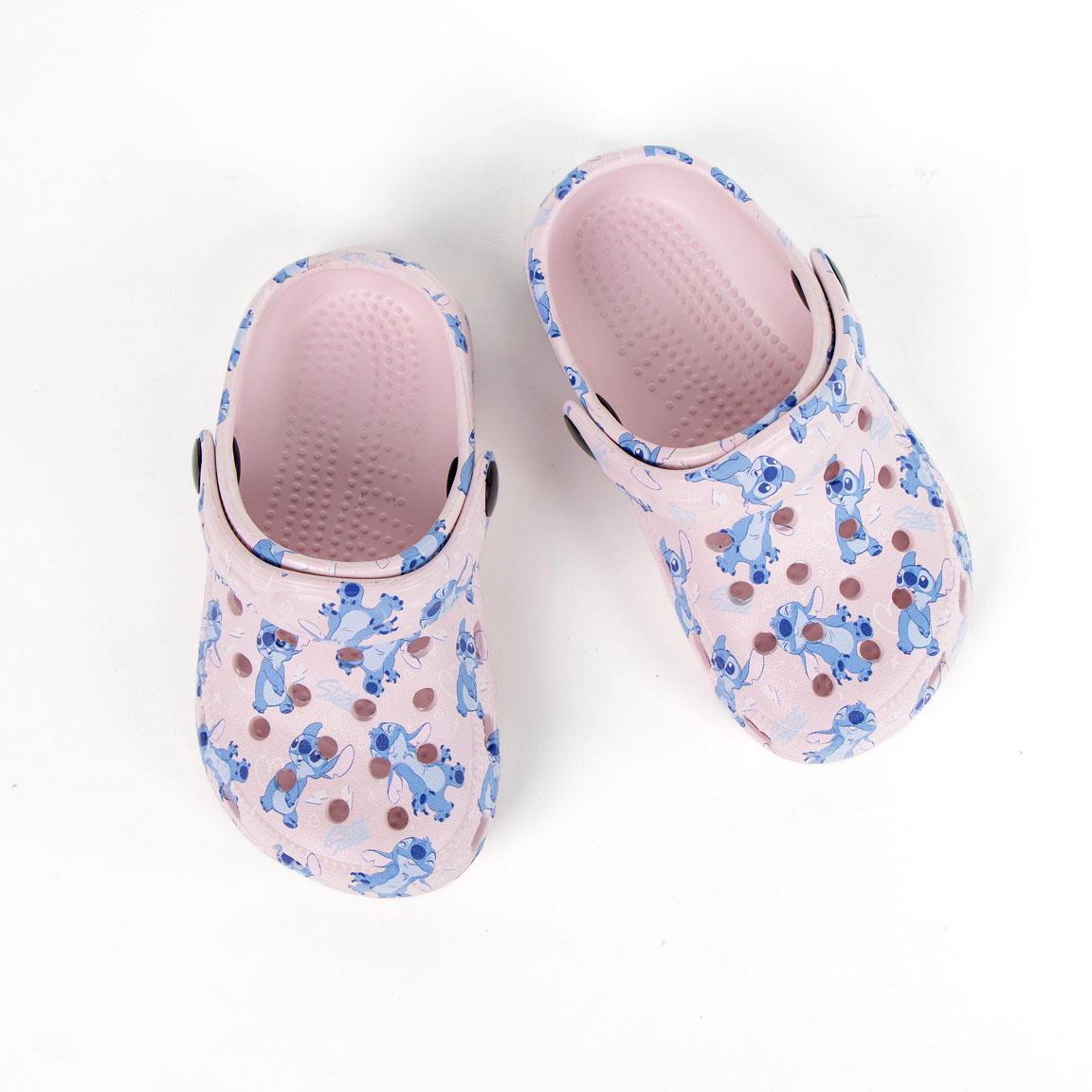 Clogs skór - Stitch bleikir