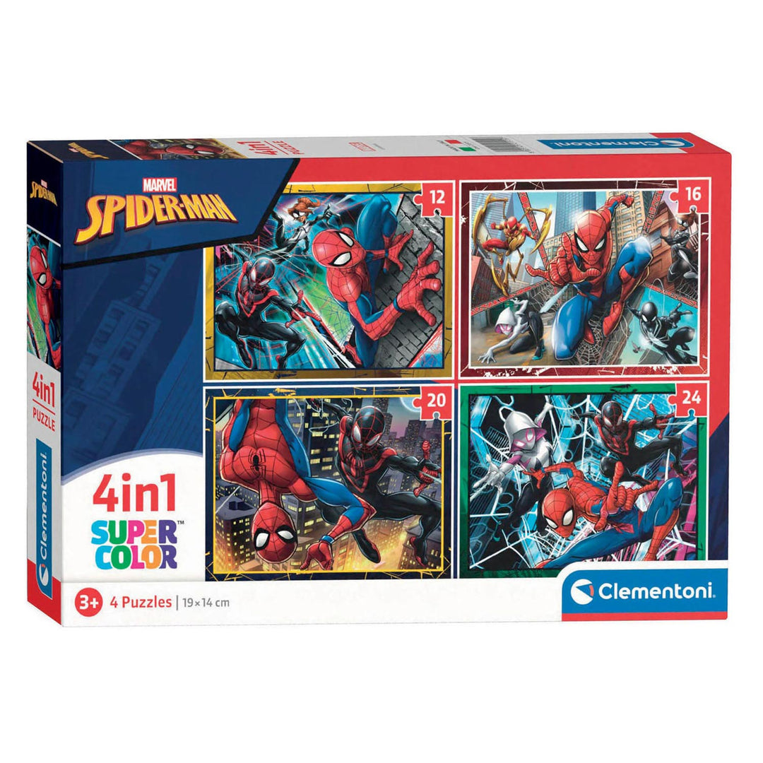 Púsluspil  - Spiderman 4in1