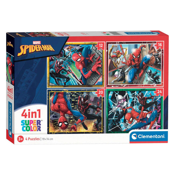 Púsluspil  - Spiderman 4in1