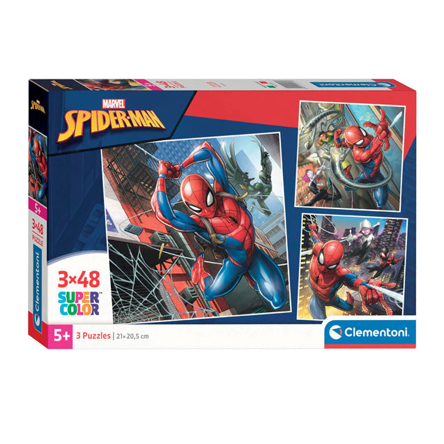 Púsluspil  - Spiderman 3 in 1 - 3x48