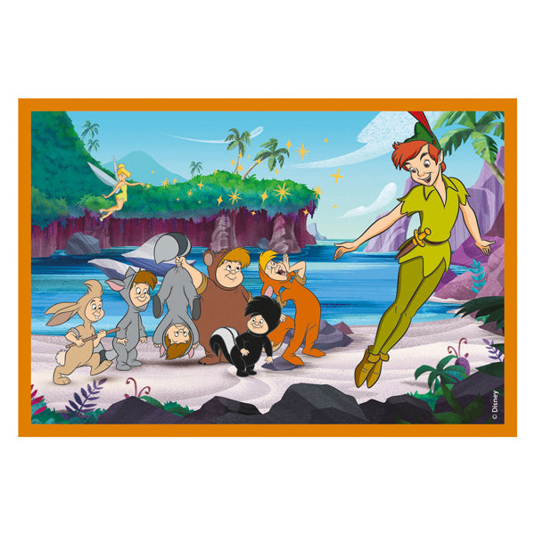 Púsluspil -kubbar - Disney- 6 kubbar