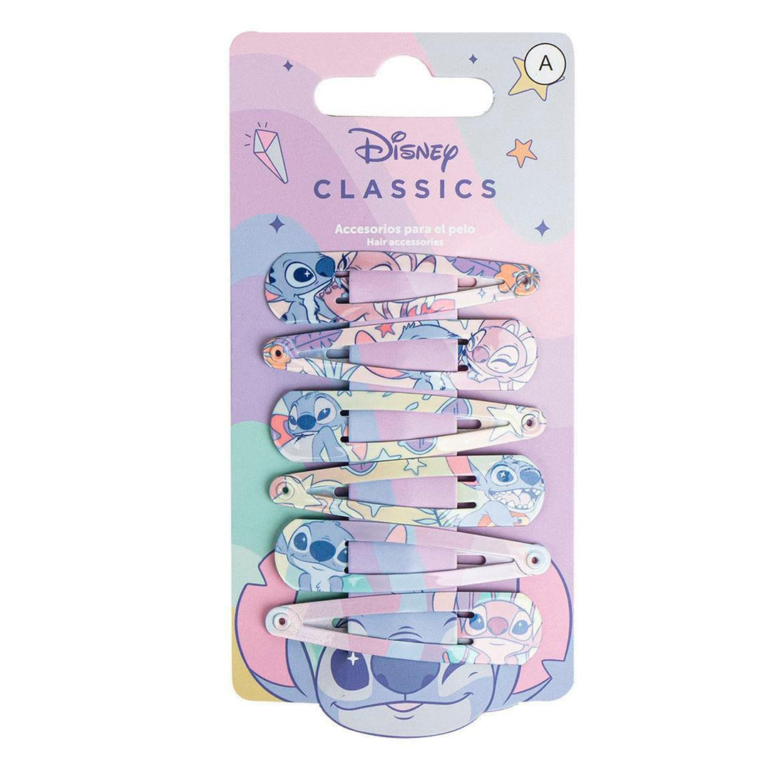 Stitch hárspennur 6 stk