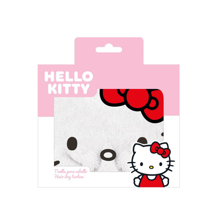 Hárhandklæði Hello Kitty