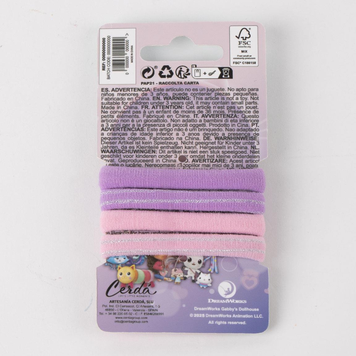 Hárteygjur - Gabby Dollhouse 4 stk