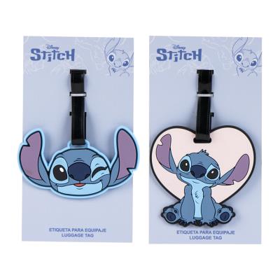 Merkispjald á ferðatökur - Stitch