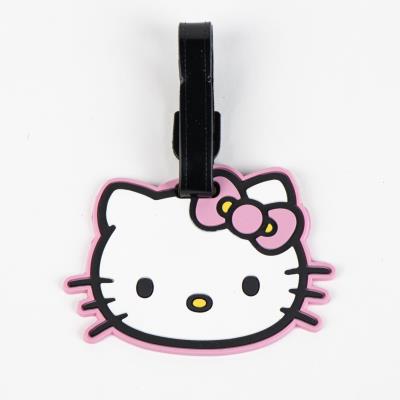 Merkispjald á ferðatökur - Hello Kitty