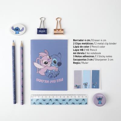 Ritfangasett - Stitch - í tösku