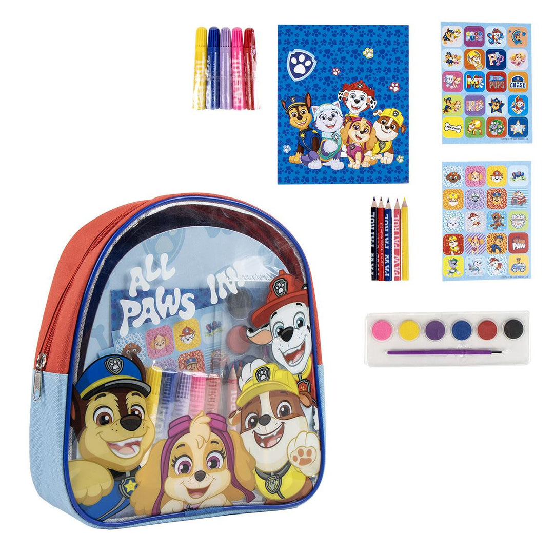 Paw Patrol litunarsett með bakpoka