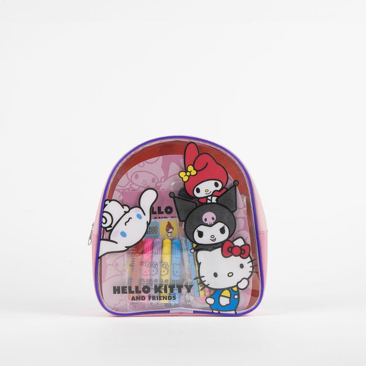 Hello Kitty - bakpoki með litasetti og límmiðum