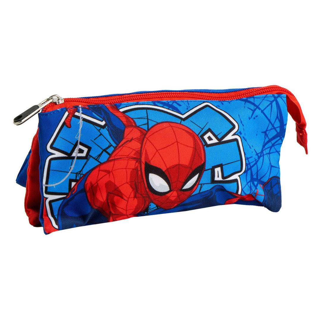 Spiderman pennaveski með þremur hólfum
