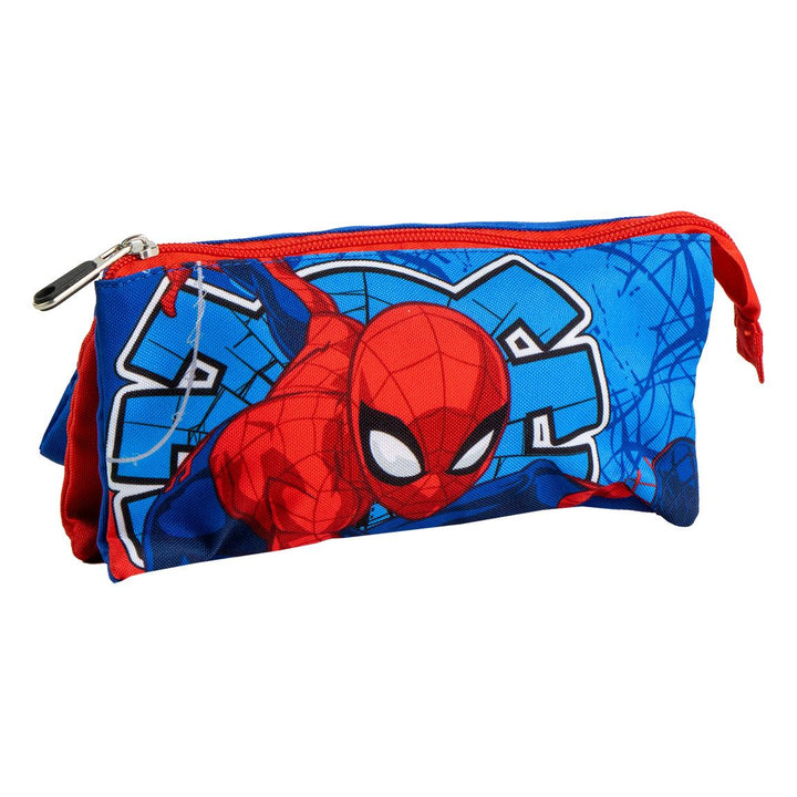Spiderman pennaveski með þremur hólfum