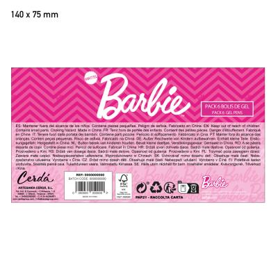 Gel pennar - Barbie