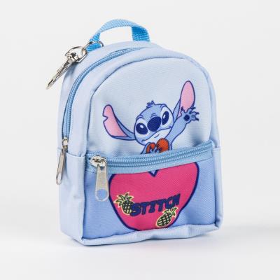Ritfangasett - Stitch með bakpoka lyklakippa