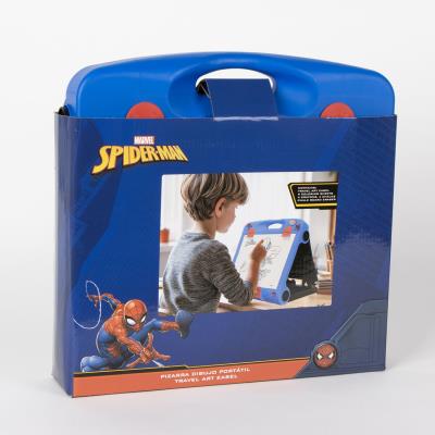 Teikniborð með litum og krítum - Spiderman
