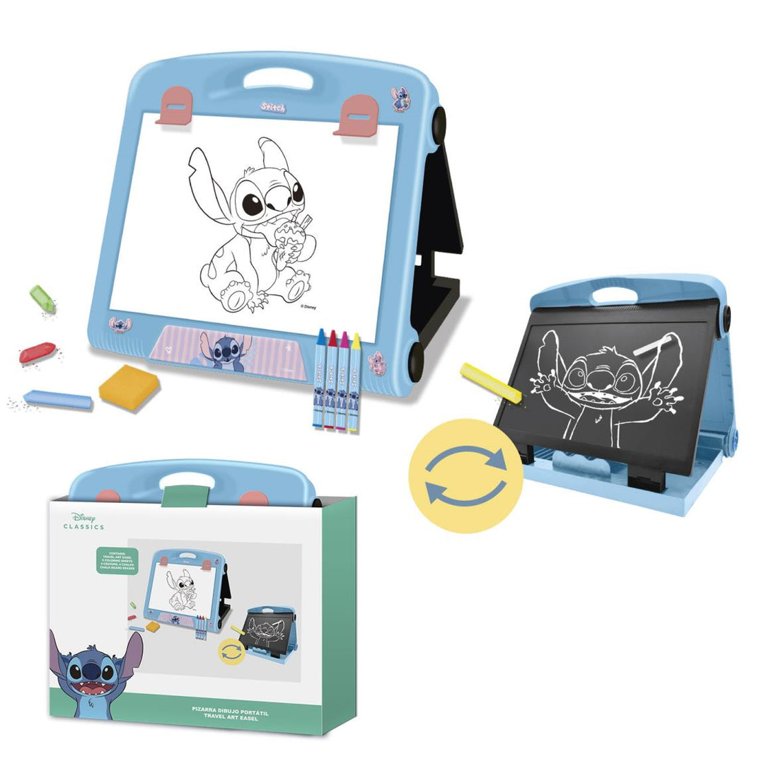 Teikniborð með litum og krítum - Stitch