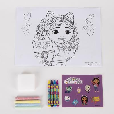 Teikniborð með litum og krítum - Gabby's Dollhouse