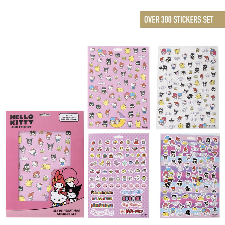 Límmiðar Hello Kitty og vinir 300 stk
