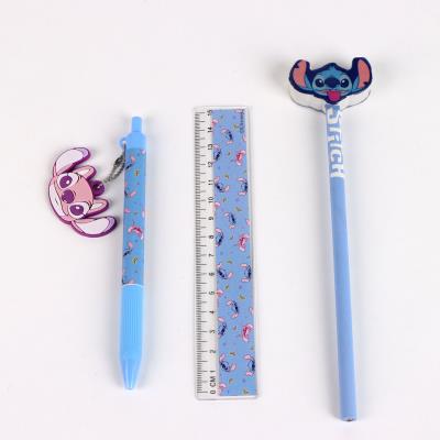 Ritfangasett - Stitch - Pennaglas