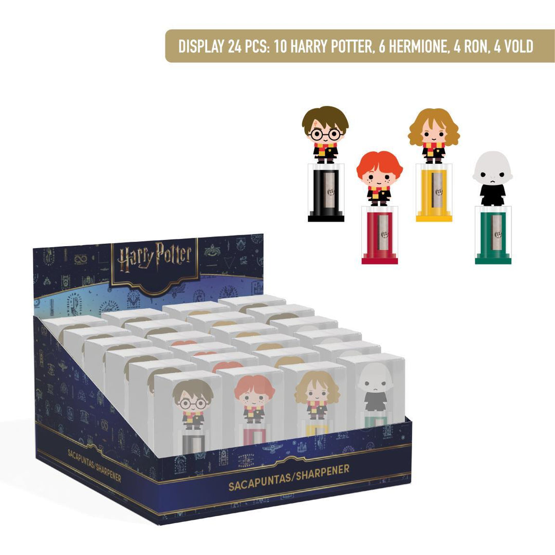Harry Potter penni með yddara og þrívíddarhaus