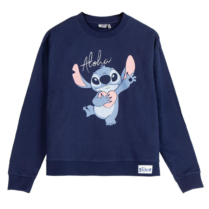 Peysa - Stitch - Dökkblá