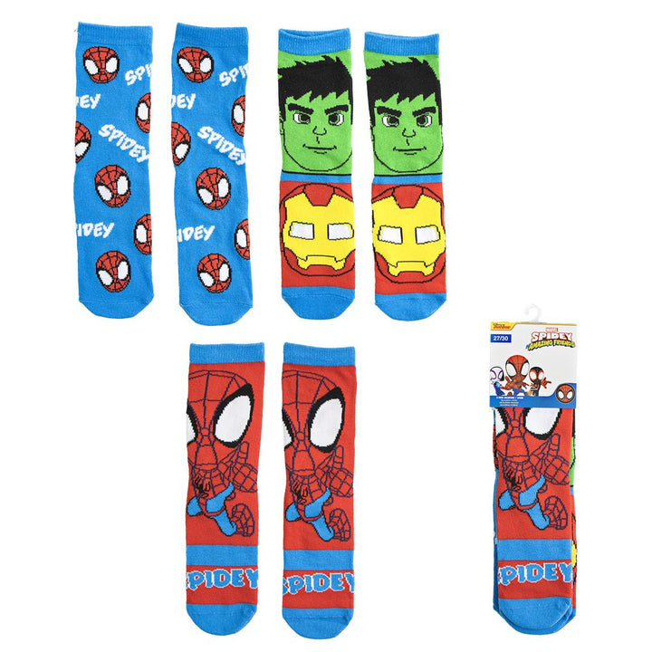 Sokkar Spidey- 3 pör