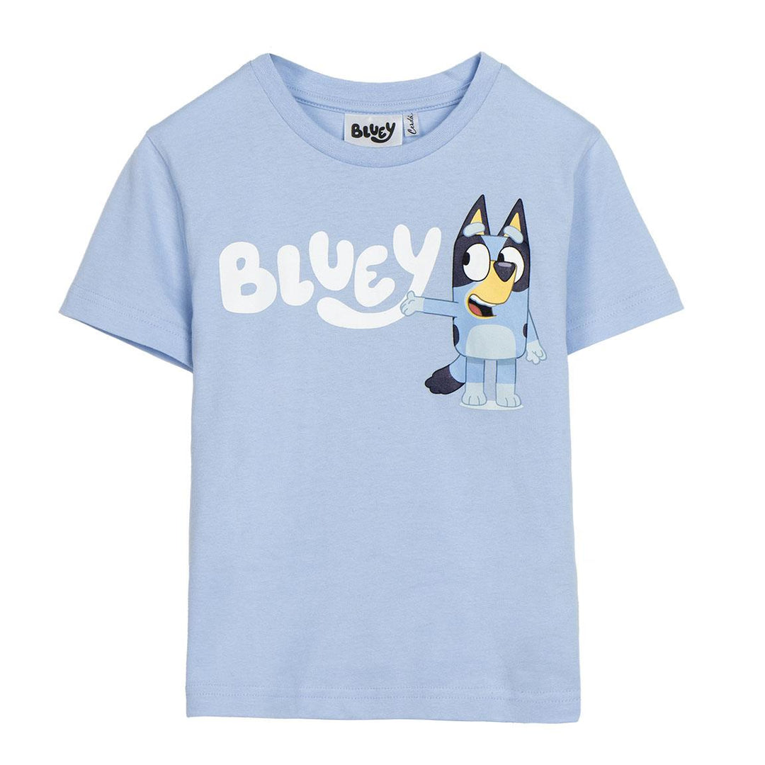 Stuttermabolur - Bluey - Blár