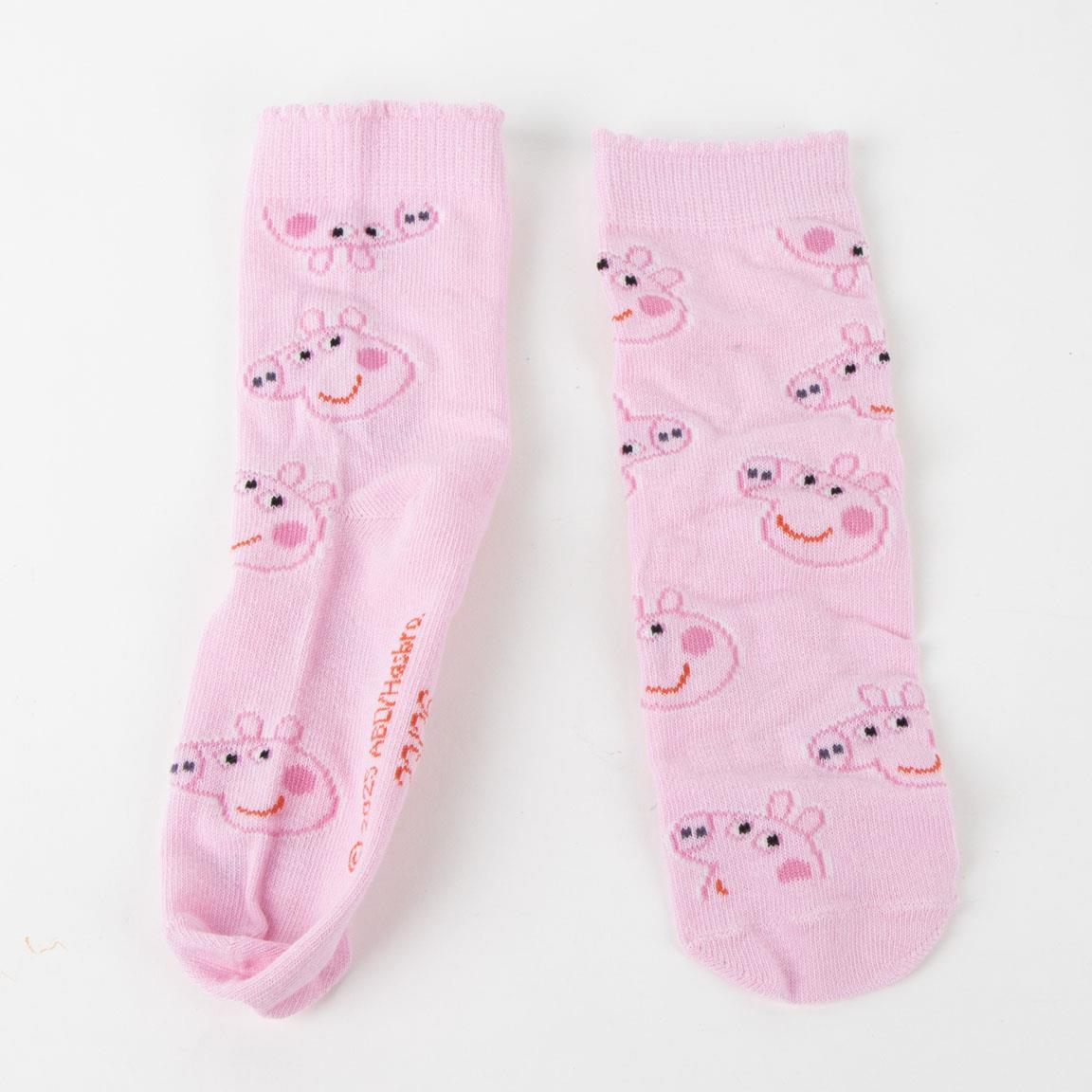 Sokkar Peppa Pig - 4 pör — bleikir sokkar með Peppa Pig mynstri