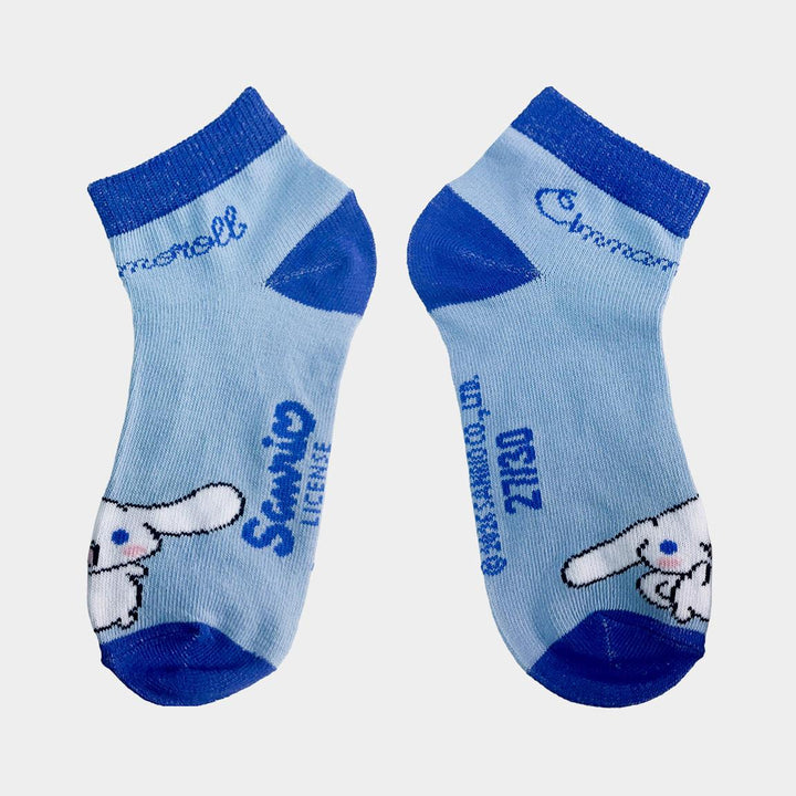 Sokkar Hello Kitty - 7 pör — nærmynd af sokkum með Sanrio persónum