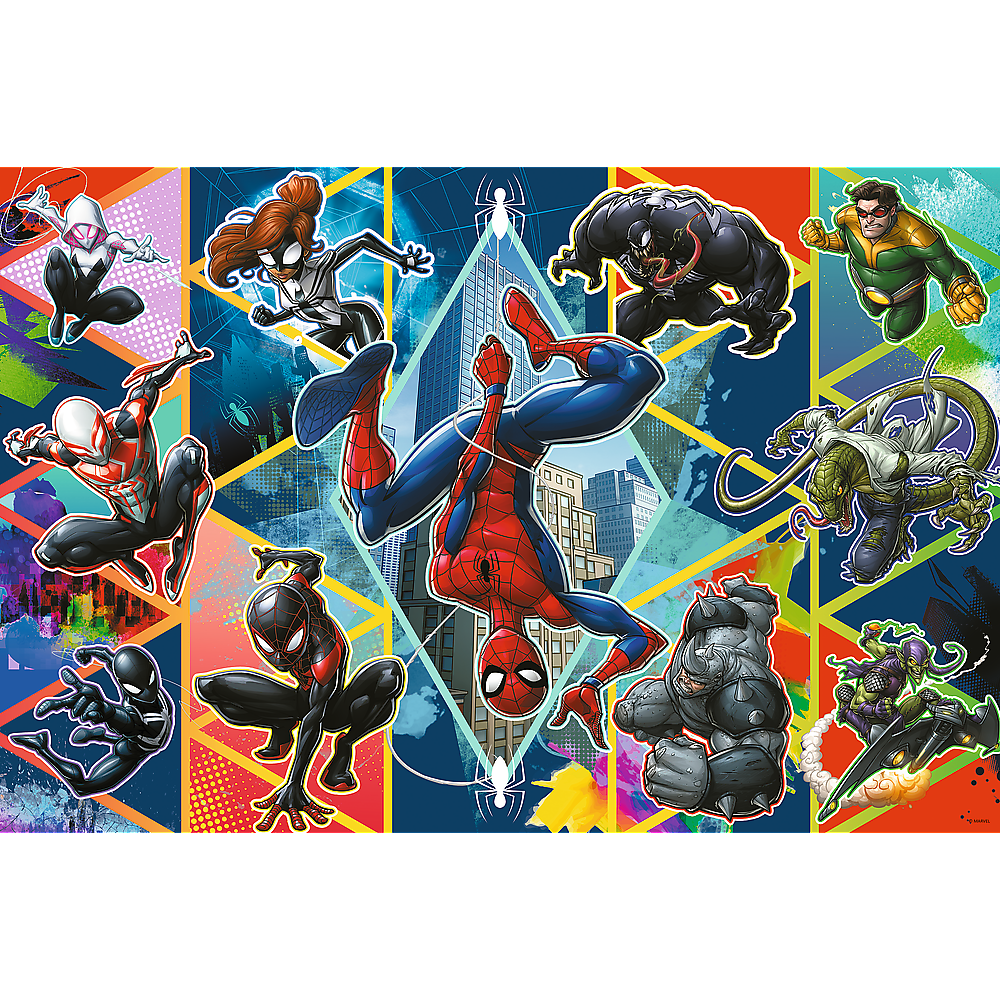 Púsluspil -  Spiderman Super Shape XL
