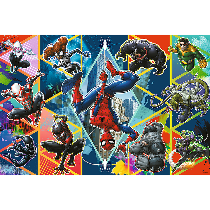 Púsluspil -  Spiderman Super Shape XL