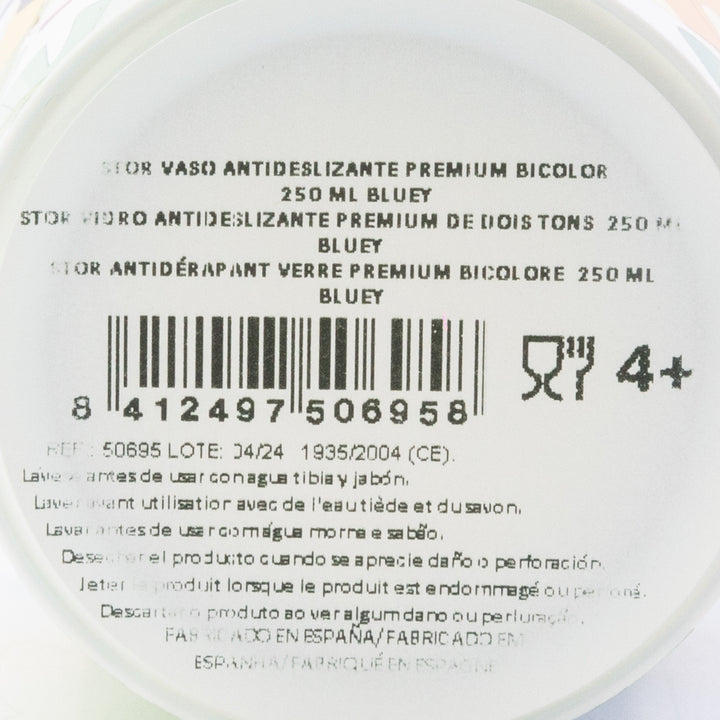 Glas - Bluey 260 ml - no slip