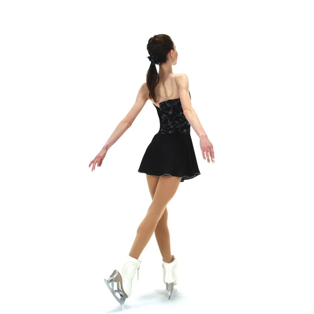 521 On the Edge Dress – Jet Black - Skautakjóll