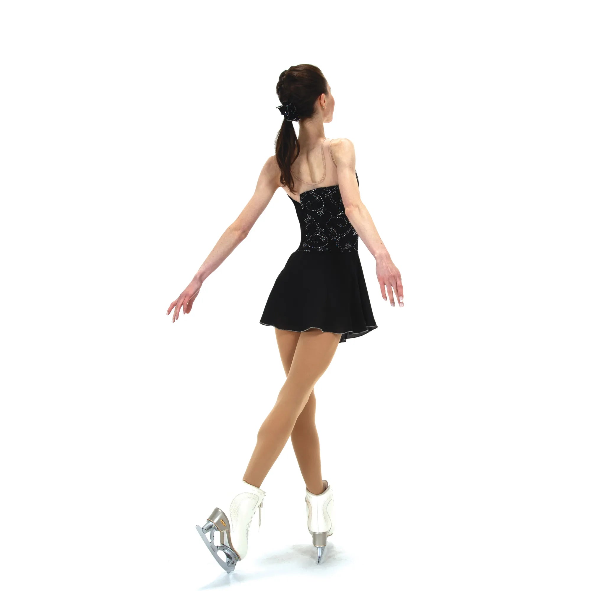 521 On the Edge Dress – Jet Black - Skautakjóll