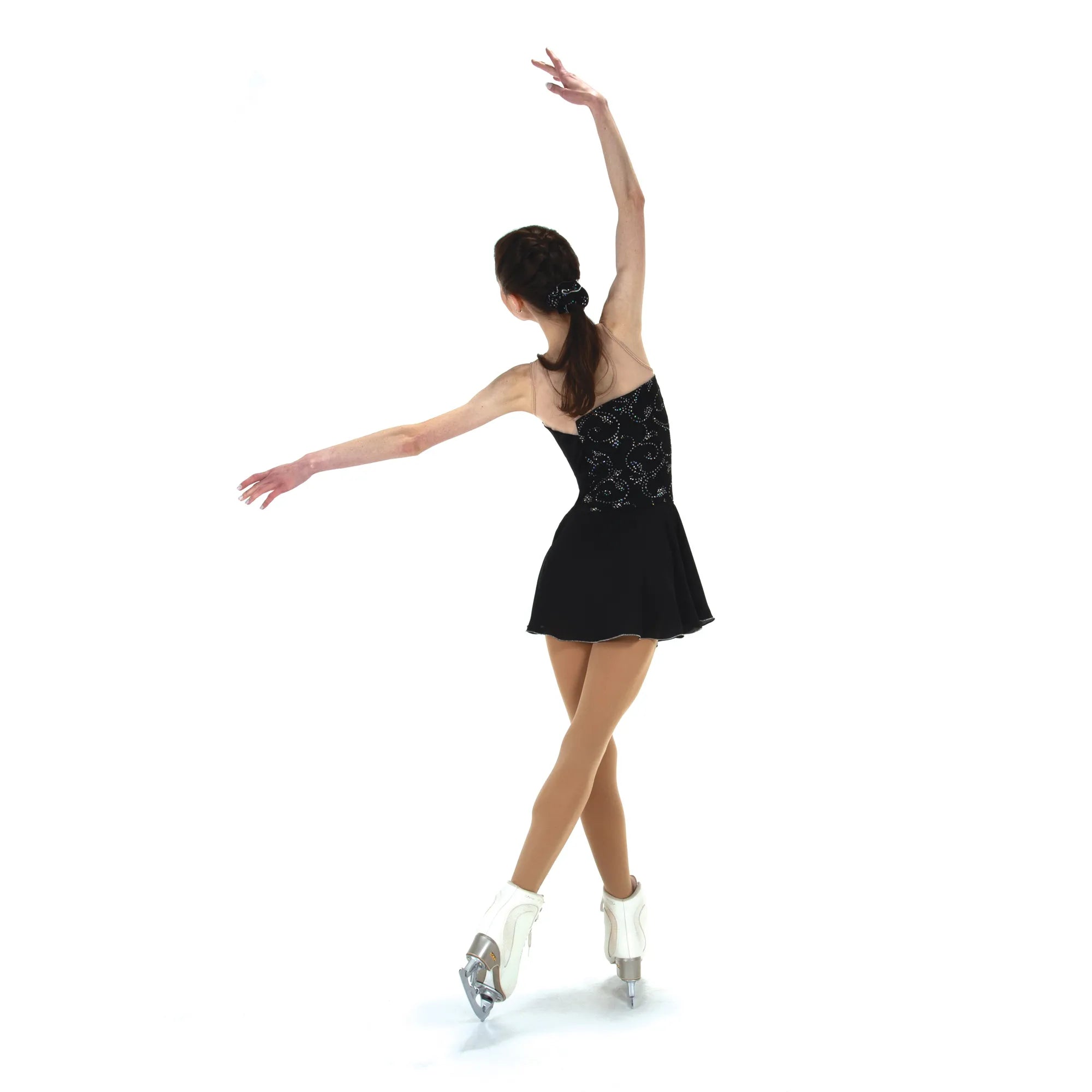 521 On the Edge Dress – Jet Black - Skautakjóll