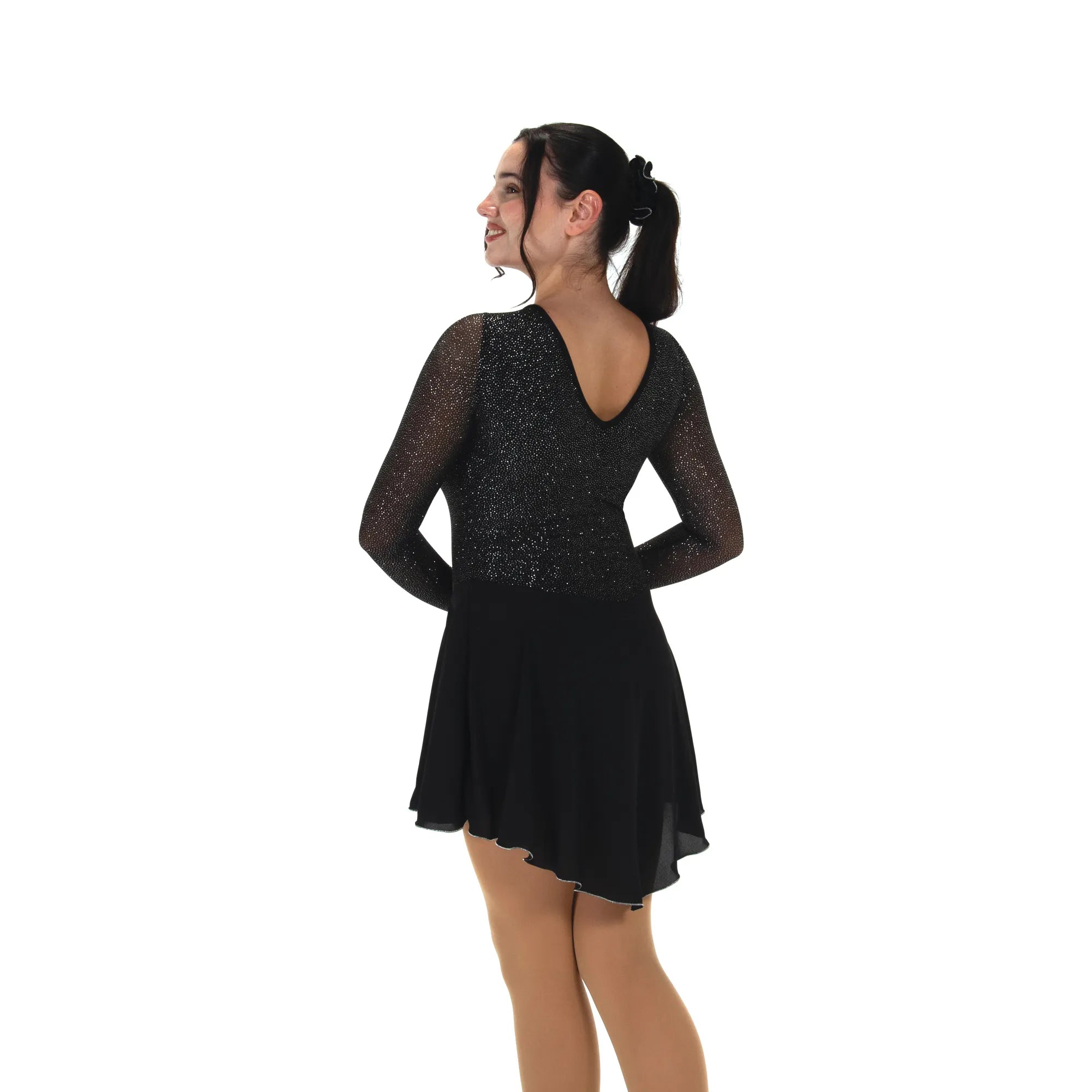 569 Silver Dust Dress – Black Star - Skautakjóll