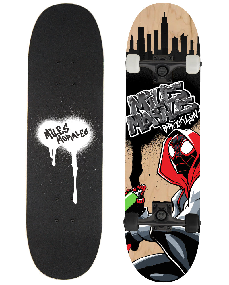 Spiderman Miles Morales Hjólabretti 31" - Vandað bretti úr hlyntré