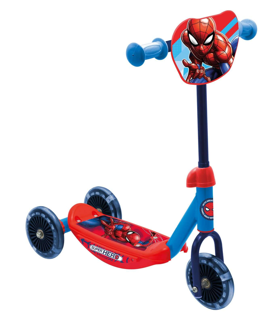 Hlaupahjól - 2 hjól aftan  - Spiderman