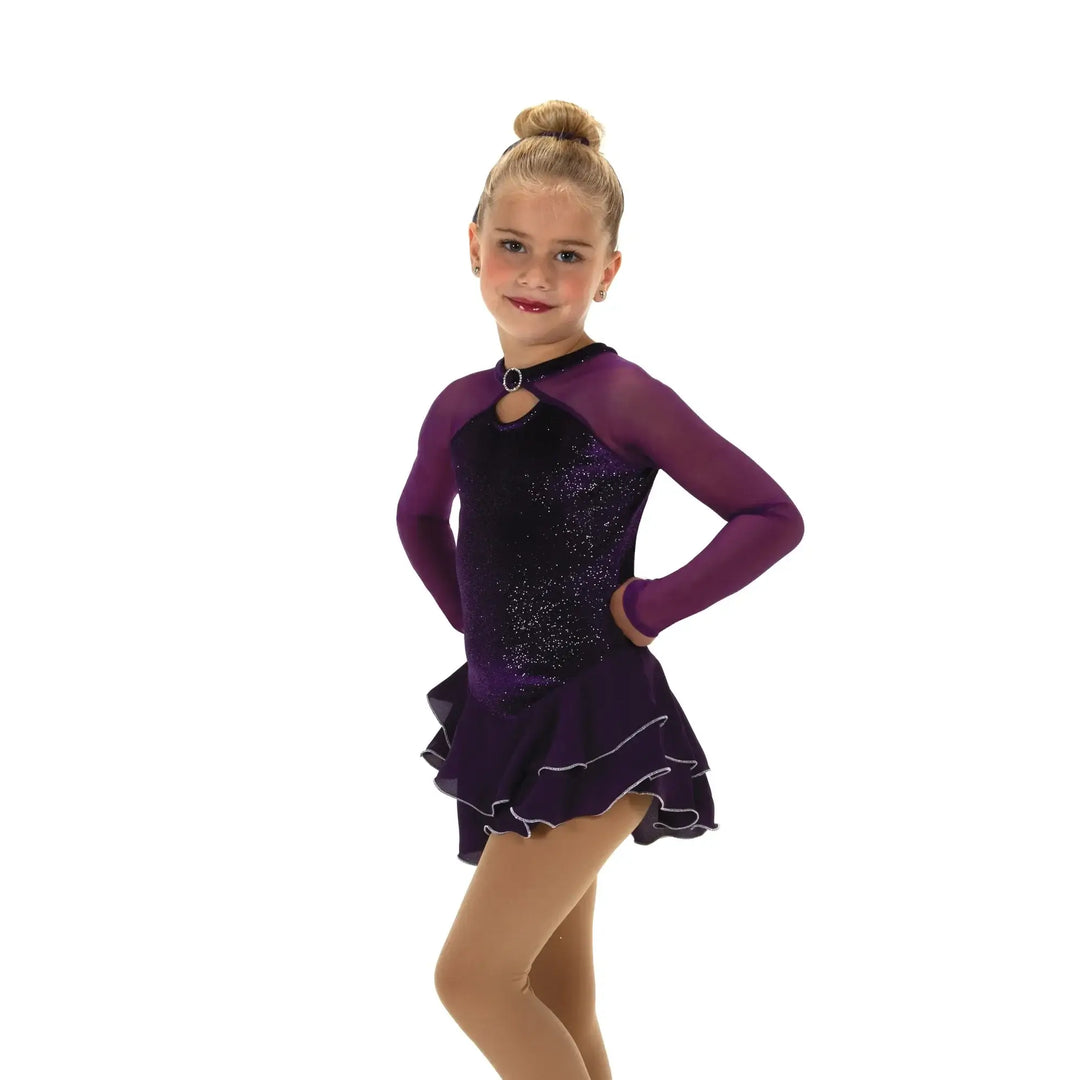 645 Shimmer Dress – Deep Purple - Skautakjóll