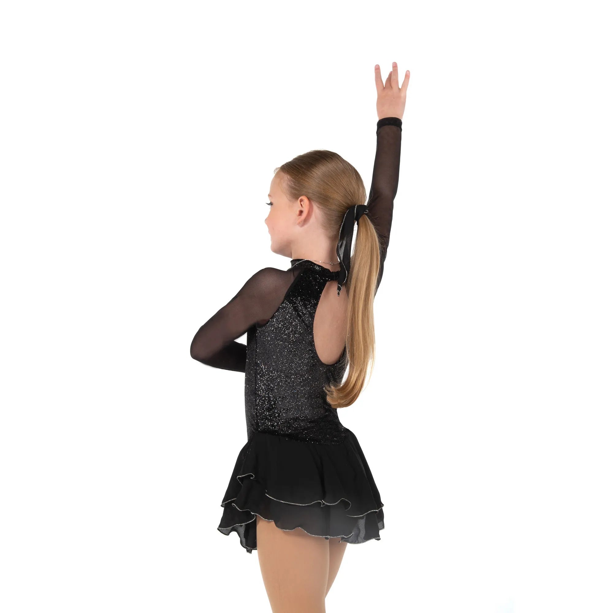 645 Shimmer Dress – Black - Skautakjóll