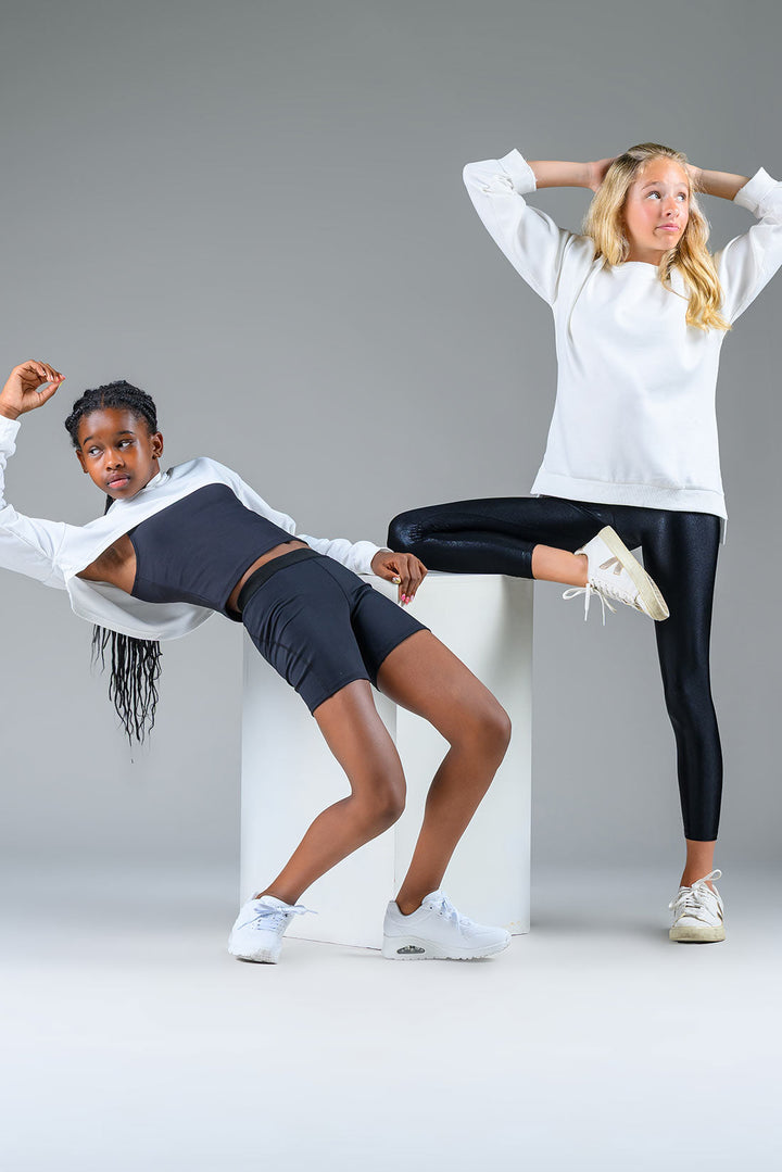 Stuttbuxur Compression Biker – svartar – stuttbuxur frá Destira