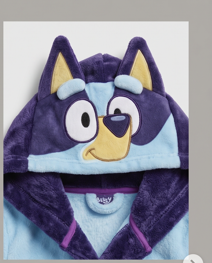 Baðsloppur Bluey