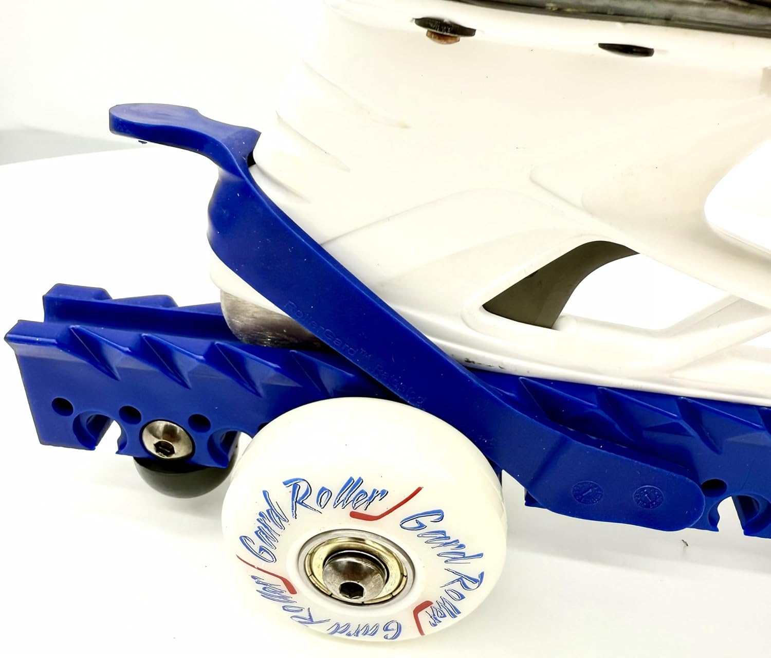 Hokkí skautahlífar með dekkjum dökkbláar