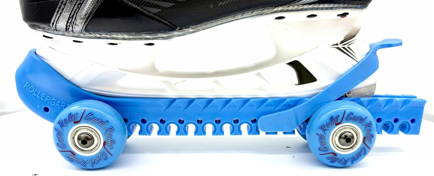 Hokkí skautahlífar með dekkjum Ljósblátt