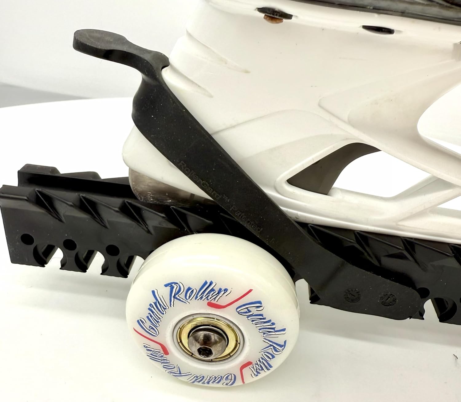 Hokkí skautahlífar með dekkjum svartar